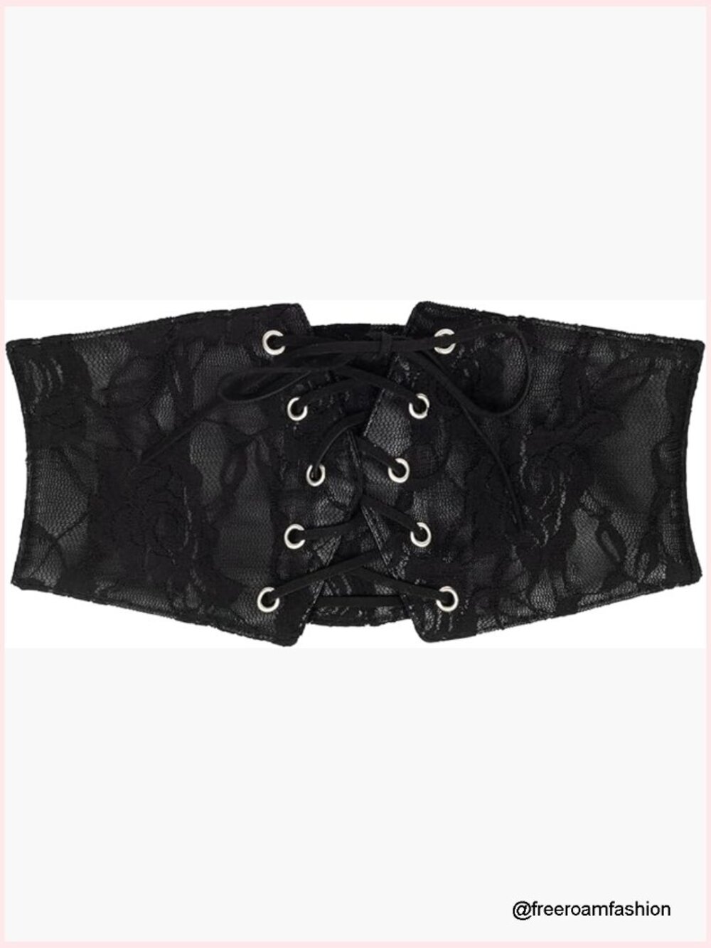Lace-up Wide Elastic Corset Waist Belt Bodyshaper